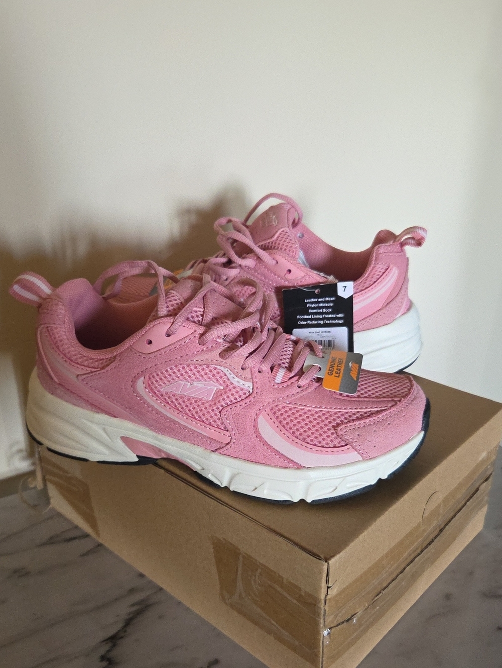 Pink Women's AVIA Athletic Walking Sneakers